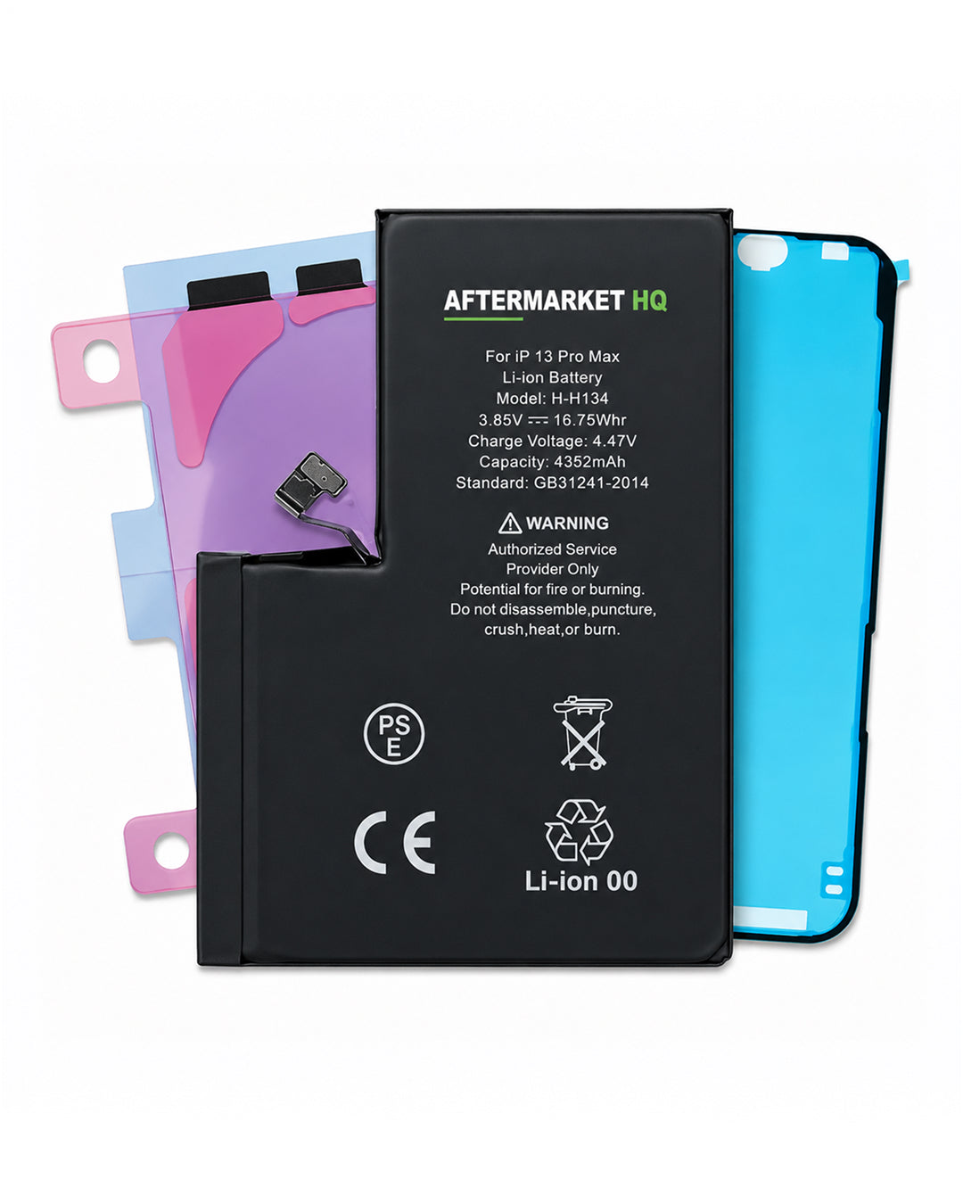 Aftermarket HQ iPhone 13 Pro Max Replacement Battery | 4352mAh–4750mAh | Multiple Options