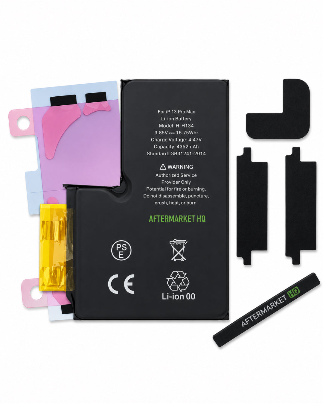 Aftermarket HQ iPhone 13 Pro Max Replacement Battery | 4352mAh–4750mAh | Multiple Options