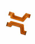 Two orange flexible circuit boards with terminal strips, labeled MAIN and BUS, on a white background.