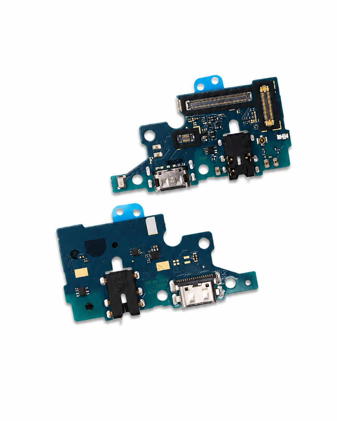 Two replacement electronic circuit boards with USB-C ports and connectors, shown on a plain white background.