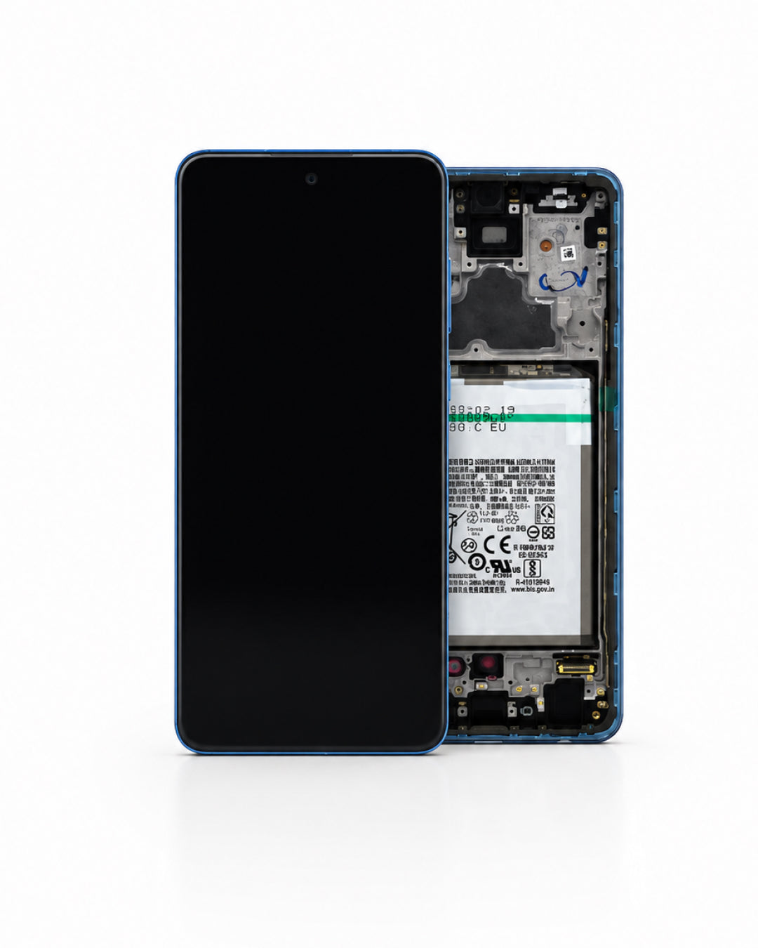 Genuine Galaxy A72 A725 AMOLED Screen Assembly with Chassis