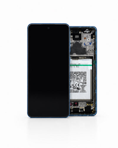 Genuine Galaxy A72 A725 AMOLED Screen Assembly with Chassis