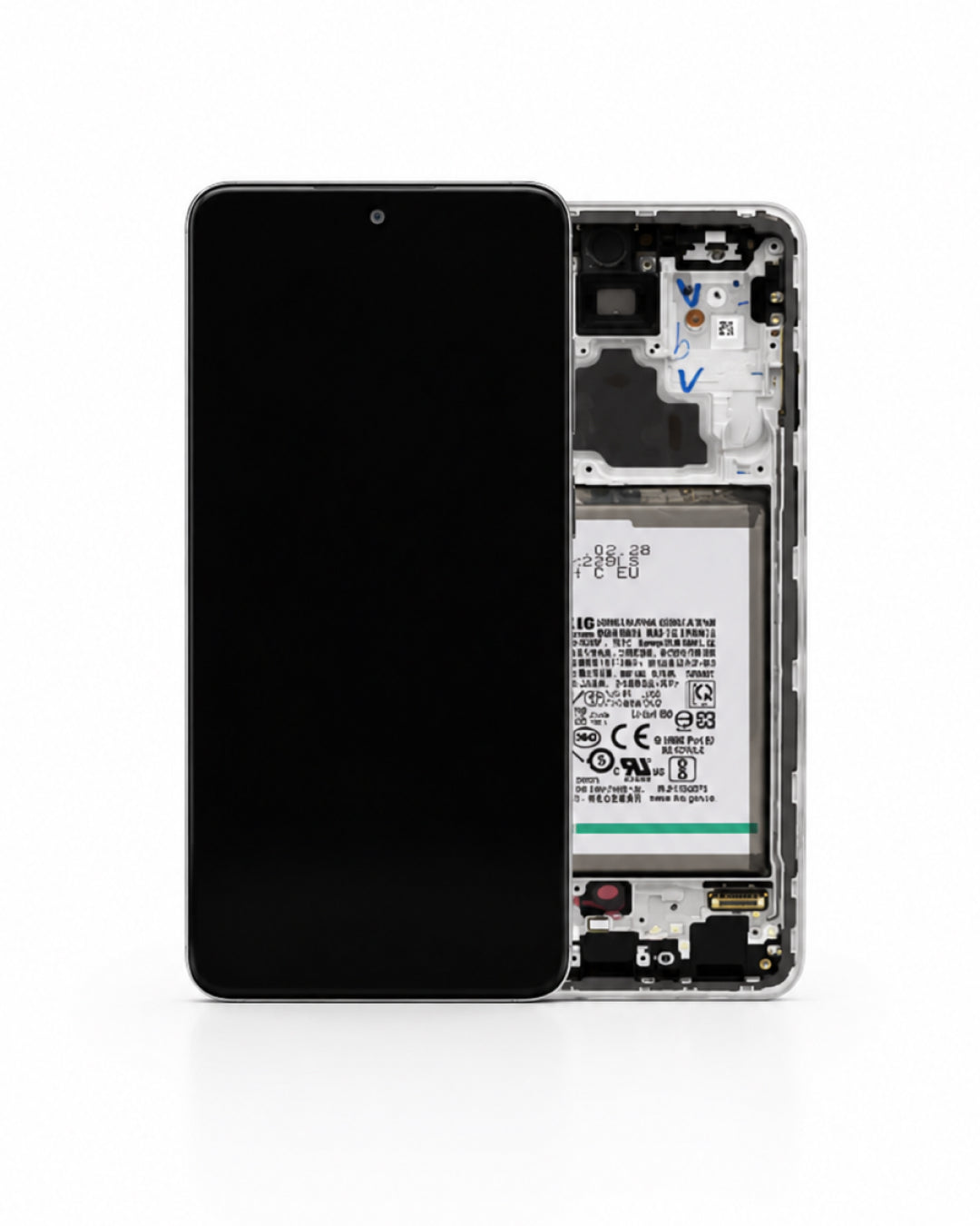 Genuine Galaxy A72 A725 AMOLED Screen Assembly with Chassis