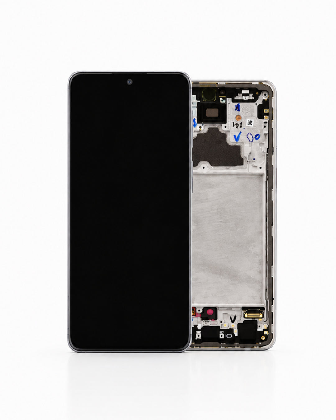 Genuine Galaxy A72 A725 AMOLED Screen Assembly with Chassis