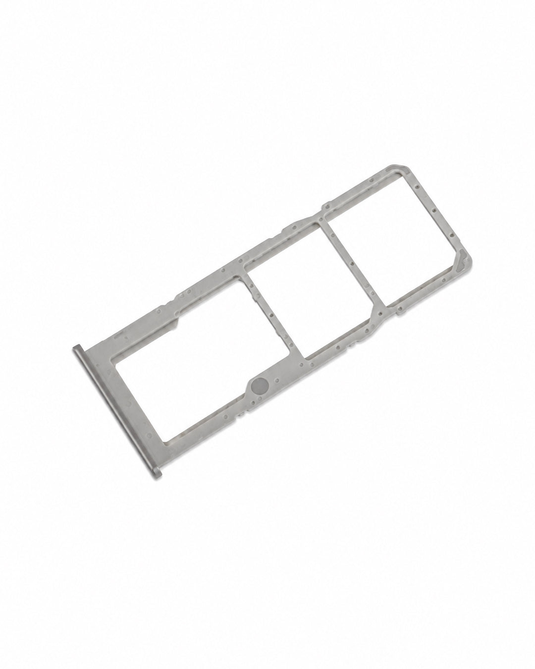 A dual SIM card tray adapter, commonly used as a replacement part for smartphones, shown on a plain white background.