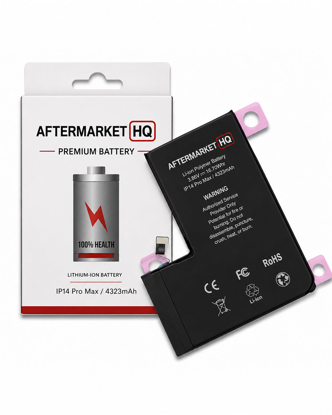 iPhone 14 Pro Max Battery Replacement | 4323–4325mAh | Aftermarket HQ