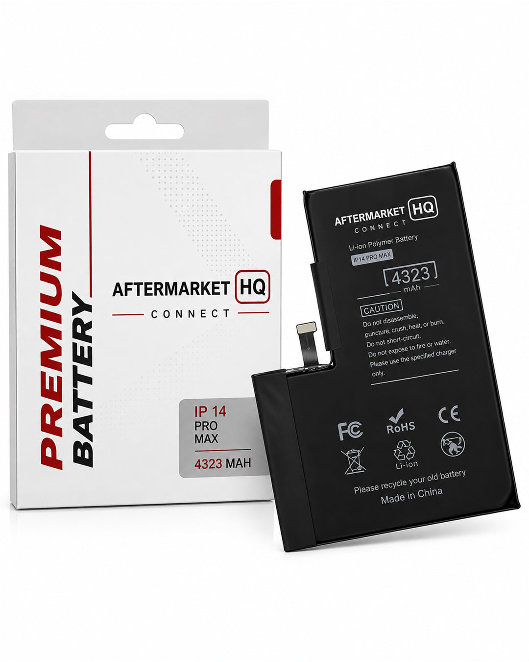 iPhone 14 Pro Max Battery Replacement | 4323–4325mAh | Aftermarket HQ
