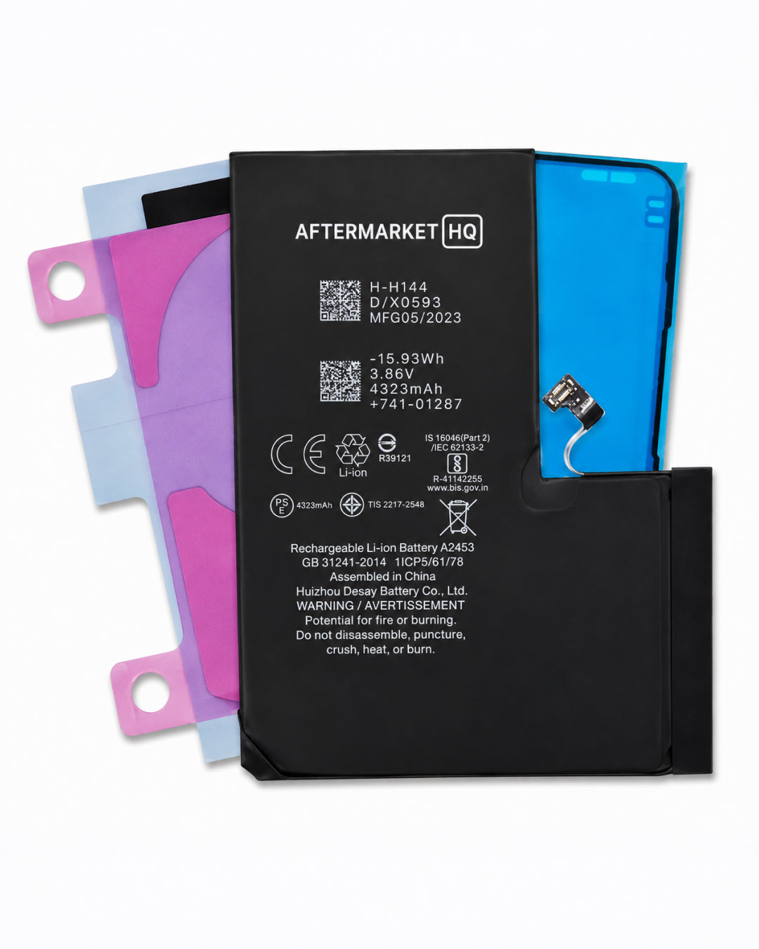 iPhone 14 Pro Max Battery Replacement | 4323–4325mAh | Aftermarket HQ