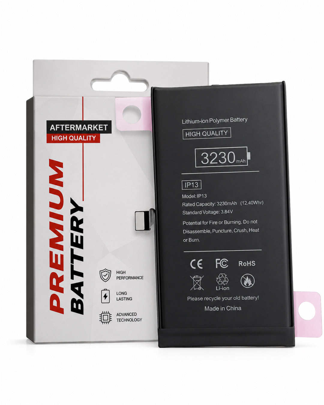 Premium Aftermarket HQ 3227mAh replacement battery for Apple iPhone 13