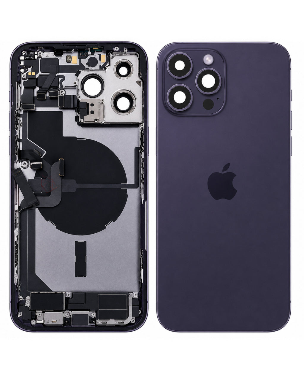 iPhone 14 Pro Max Back Housing With Parts | Original Reclaimed | Grade A, B+, B & C
