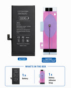 What's included in the box – Premium Aftermarket HQ iPhone 13 battery with easy-release adhesive