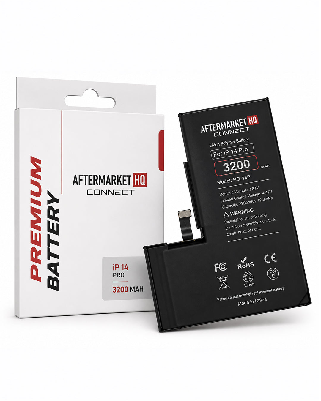 Aftermarket HQ | iPhone 14 Pro | Replacement Battery | 3200mAh
