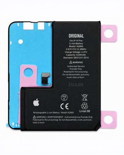 Aftermarket HQ | iPhone 14 Pro | Replacement Battery | 3200mAh