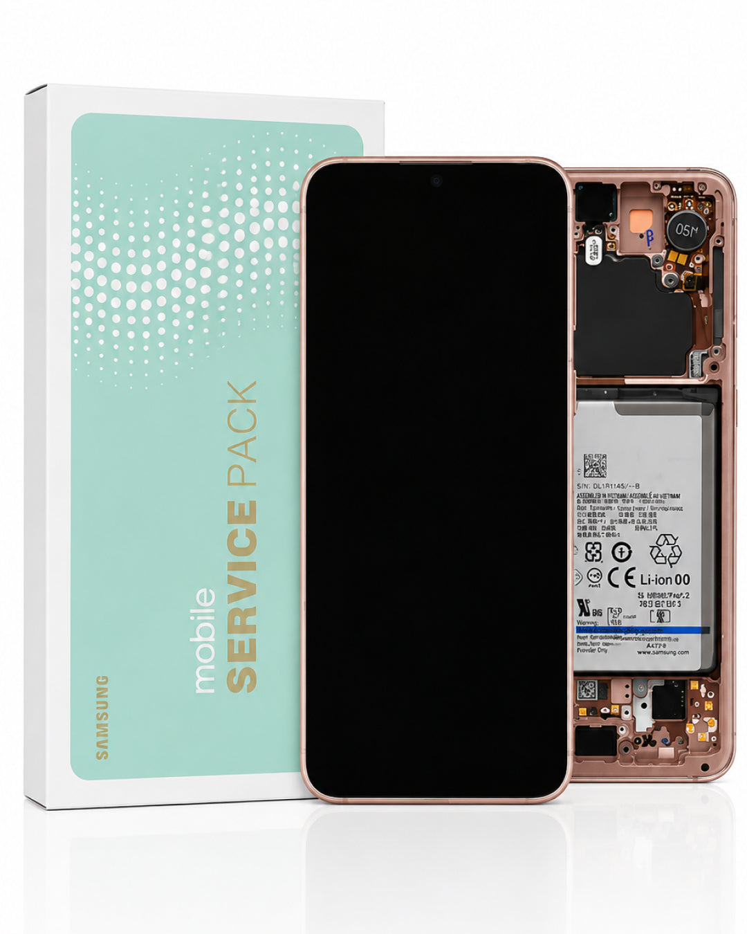 Service pack replacement AMOLED assembly for the Samsung Galaxy S21 5G