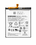 A Samsung secondary lithium-ion replacement battery, model DL19W208S/-1, with a white label and a gold-colored flexible cable connector, shown against a plain white background.