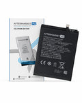 A black Aftermarket HQ replacement phone battery shown in front of its white retail box on a clean white background.