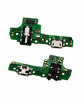 Two replacement green circuit board connectors for a smartphone, each featuring a USB-C port, a USB 3.0 port, and various electronic components, shown on a white background.