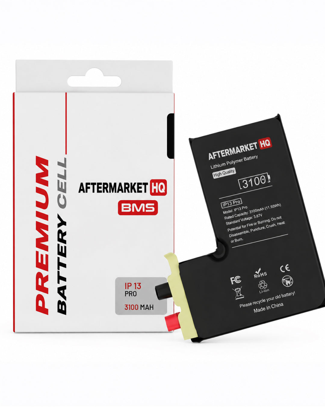 Aftermarket HQ | Apple iPhone 13 Pro Replacement Battery | 3095mAh–3100mAh | Multiple Options