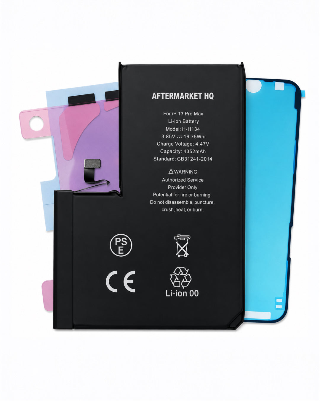 Aftermarket HQ iPhone 13 Pro Max Replacement Battery | 4352mAh–4750mAh | Multiple Options