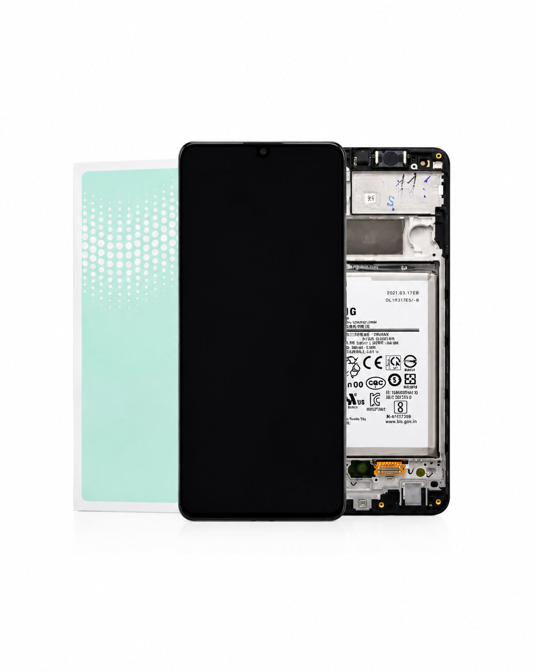 Genuine Samsung Galaxy A32 A325 / A32 5G A326 AMOLED Screen Assembly with Chassis & Battery Options