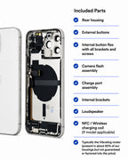Apple (New) (Reclaimed) iPhone 13 Pro Max Rear Housing with Parts | Grade A