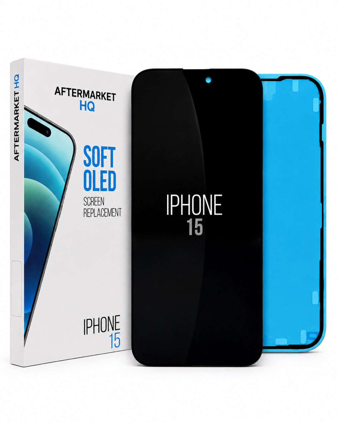 Aftermarket HQ | iPhone 15 | Replacement Screen | Soft OLED