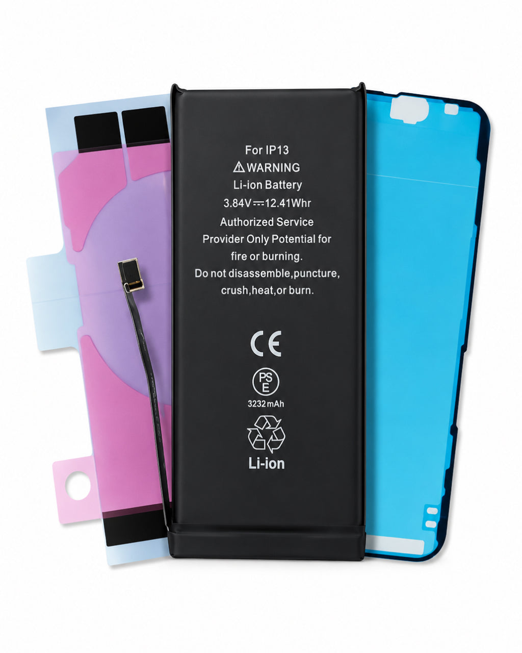 Premium Aftermarket HQ iPhone 13 replacement battery with 3232mAh capacity