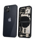 Apple (New) (Reclaimed) black rear housing with parts for iPhone 13