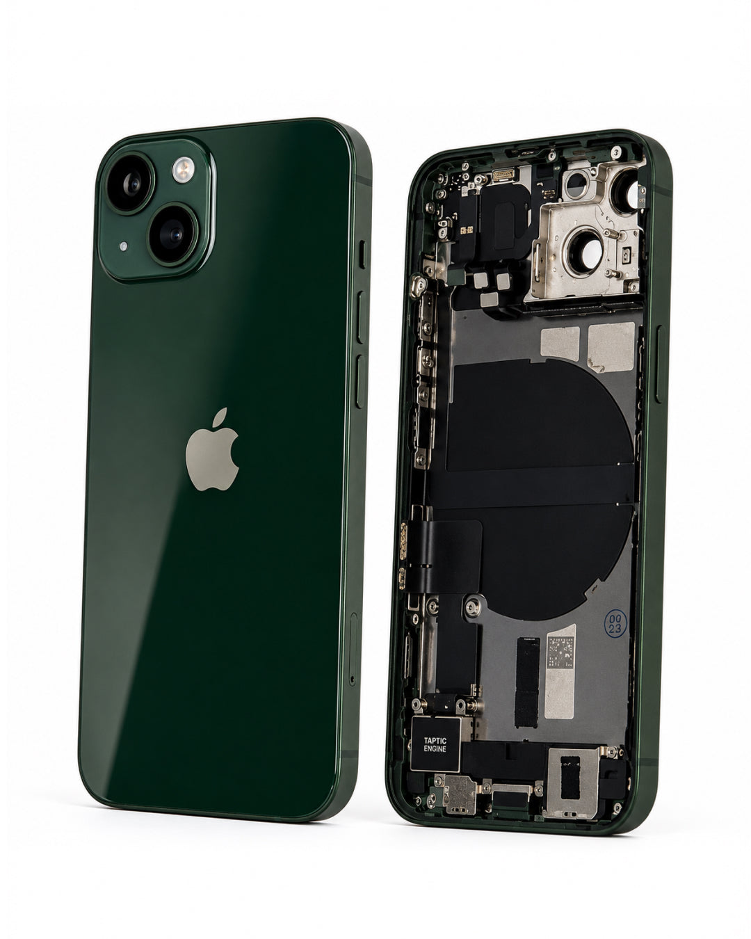 Apple (New) (Reclaimed) green rear housing with parts for iPhone 13