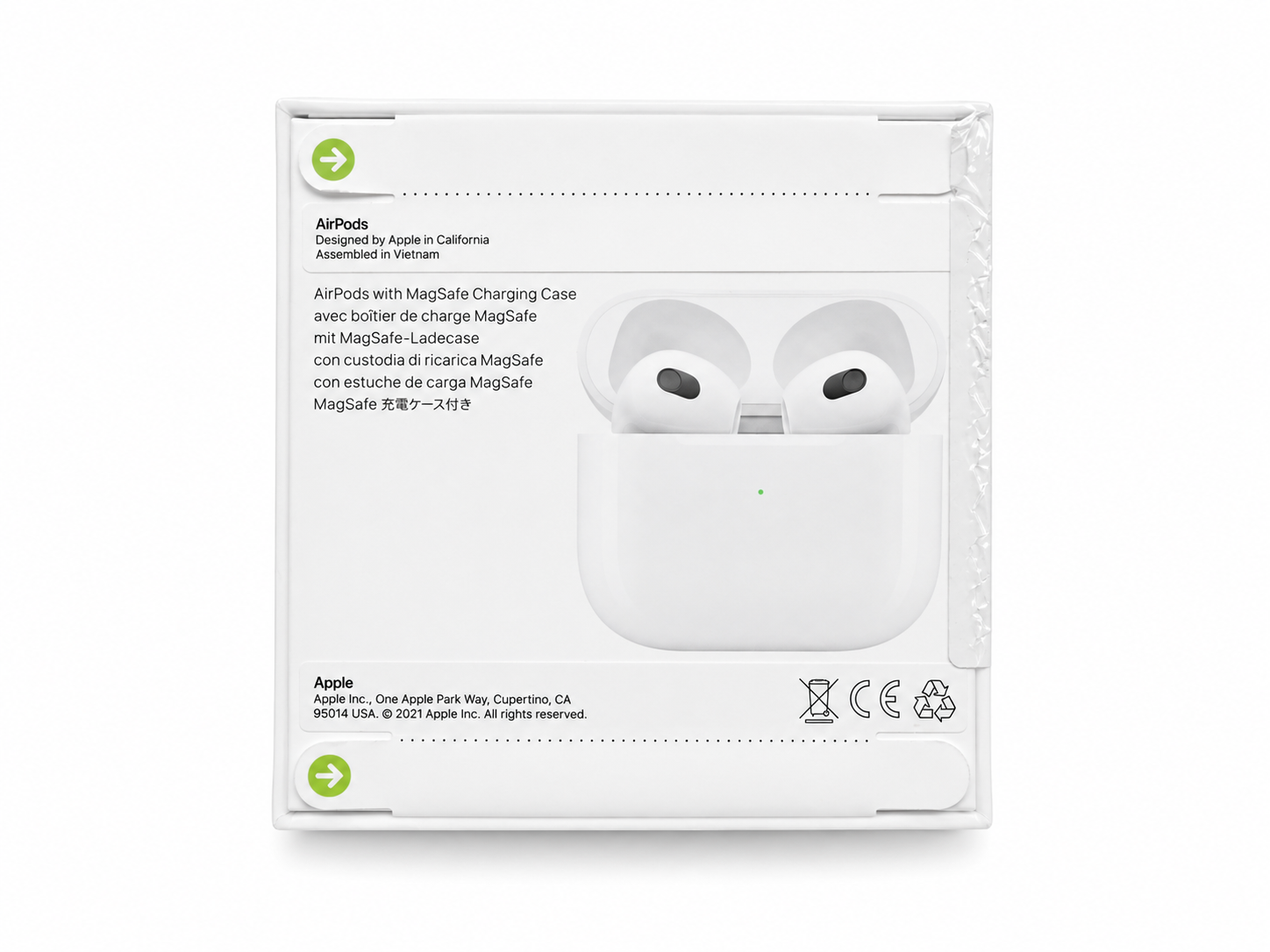 Apple AirPods 3rd Gen Wireless Earbuds White New Techmist