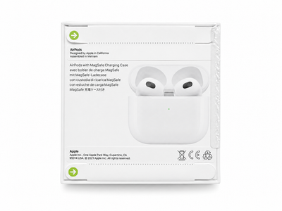 Apple AirPods 3rd Gen Wireless Earbuds White New Techmist