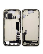 A replacement smartphone front and back outer frame assembly, shown side-by-side on a plain white background.