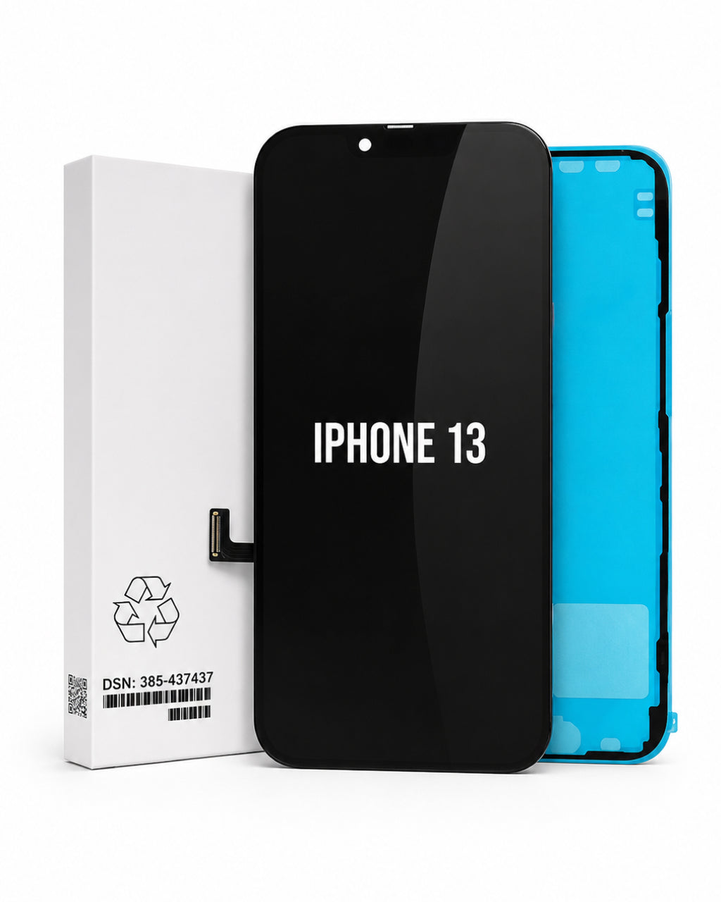 Refurbished Apple iPhone 13 Soft OLED replacement screen with colour-accurate display